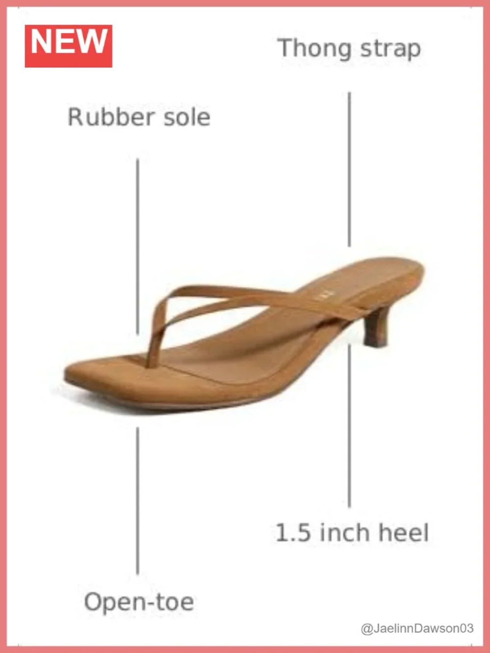 TKEES Women's Square Toe Julia Suede Sandals Kitten Heel Slingback Slip On